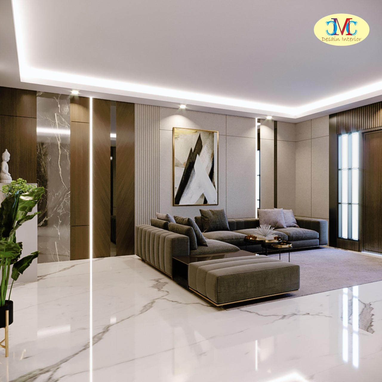 design interior ruang tamu terbaru